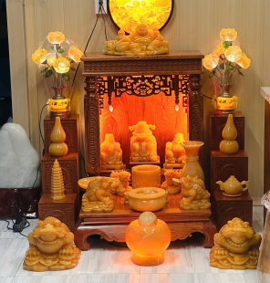Cách Set Up Bàn Thờ Thần Tài Thổ Địa Chuẩn Phong Thủy 